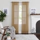 preview thumbnail 9 of 13, Miller Curtains Preston 84-Inch Rod Pocket Sheer Curtain Panel