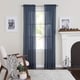 preview thumbnail 8 of 24, Miller Curtains Preston 95-inch Rod Pocket Sheer Curtain Panel