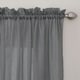 preview thumbnail 22 of 24, Miller Curtains Preston 95-inch Rod Pocket Sheer Curtain Panel 52 x 95 - Stone Grey