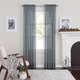 preview thumbnail 5 of 24, Miller Curtains Preston 95-inch Rod Pocket Sheer Curtain Panel