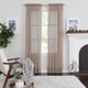 preview thumbnail 7 of 24, Miller Curtains Preston 95-inch Rod Pocket Sheer Curtain Panel