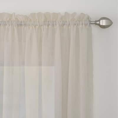 Miller Curtains Preston 95-inch Rod Pocket Sheer Curtain Panel