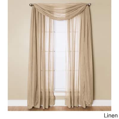 Miller Curtains Preston 216-inch Sheer Window Scarf