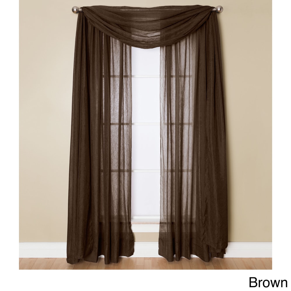 Brown Window Scarves Bed Bath Beyond