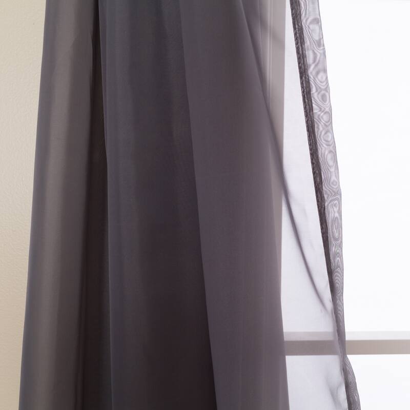 Miller Curtains Angelica Sheer 95-inch Rod Pocket Curtain Panel