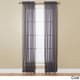 preview thumbnail 3 of 17, Miller Curtains Angelica Sheer 95-inch Rod Pocket Curtain Panel 59 x 95 - Coal