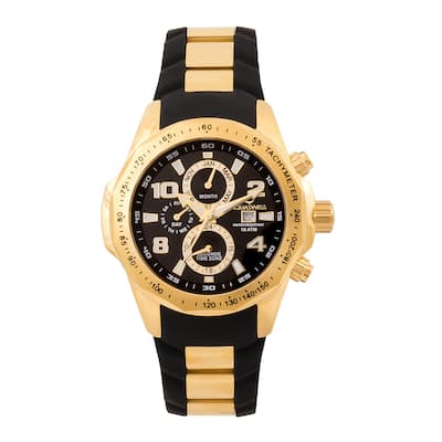 Aquaswiss Unisex TR802005 Black/Gold Trax II Watch