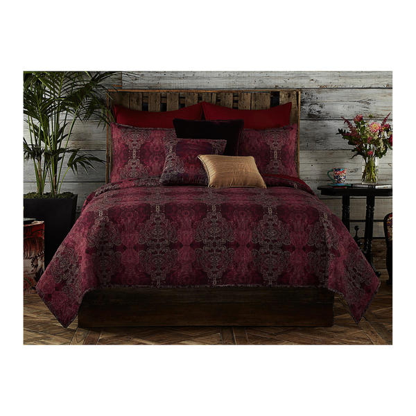Tracy Porter Gigi Red Damask Quilt Free Shipping Today Tracy Porter Gigi Red Damask Quilt
