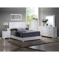 Acme Furniture Louis Philippe III White 4-piece Bedroom Set - On Sale - Bed  Bath & Beyond - 12331254