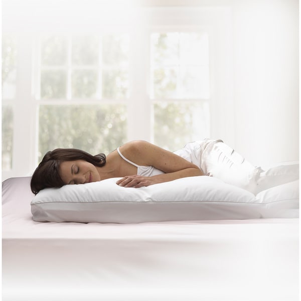 serta cuddly comfort memory foam body pillow