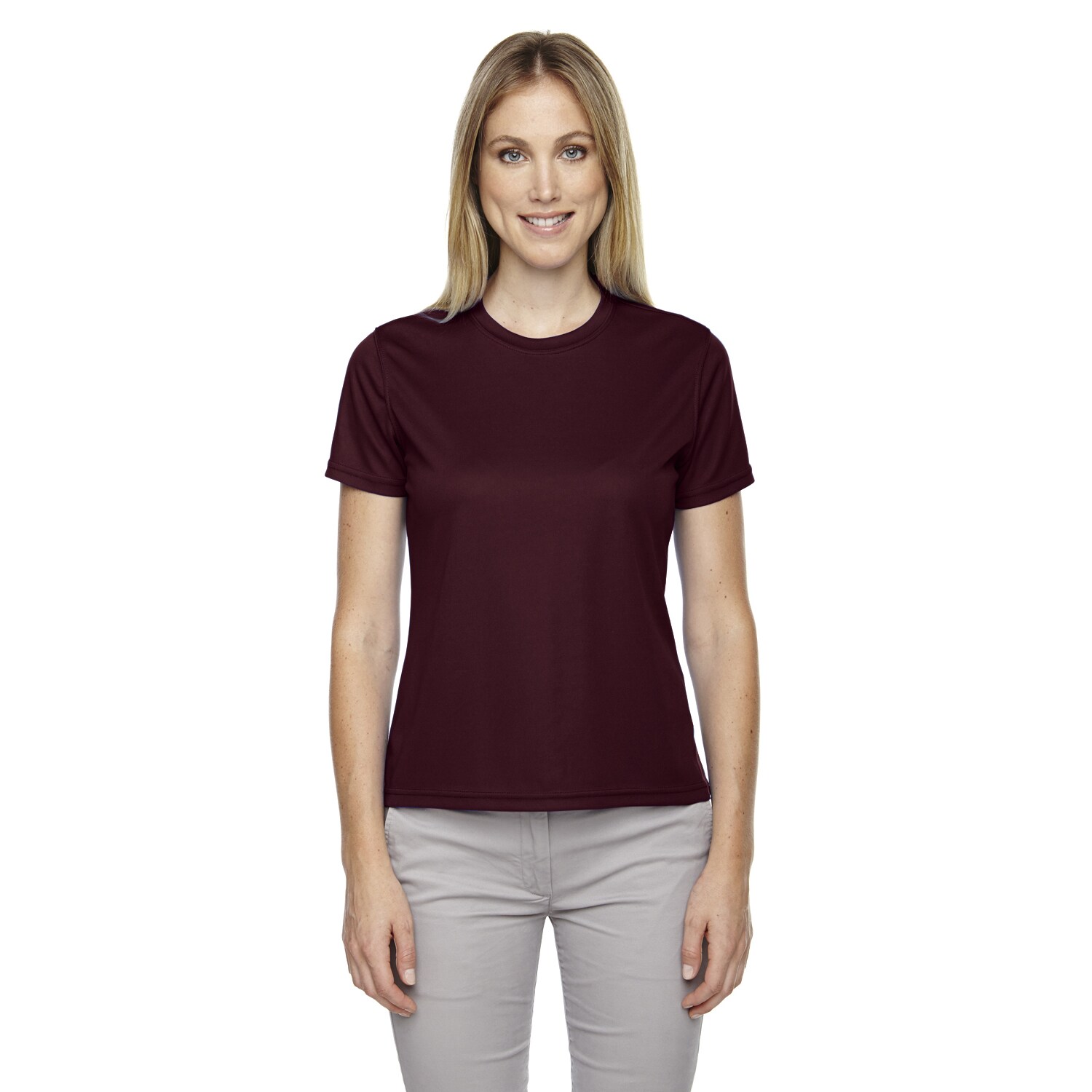 pique crew neck t shirt