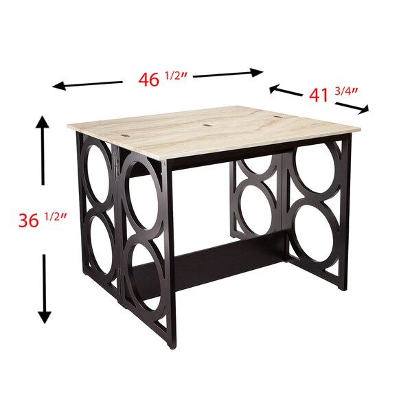 36 height console table