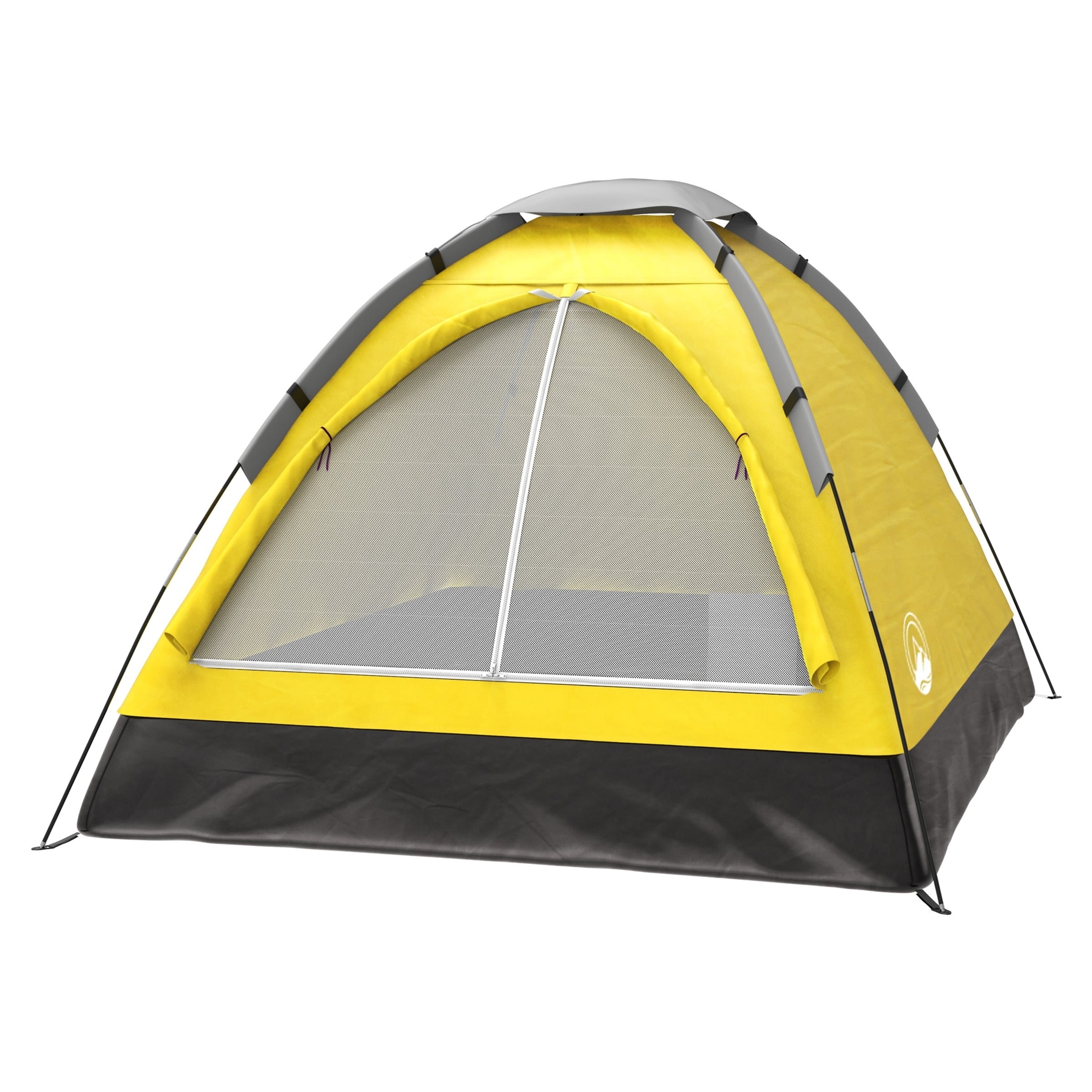Wakeman 2-Person Tent 75-CMP1021 Water Resistant Dome Tent for Camping with Removable Rain Fly and Carry Bag Lost River 2 Person Tent Outdoors Red//Gray