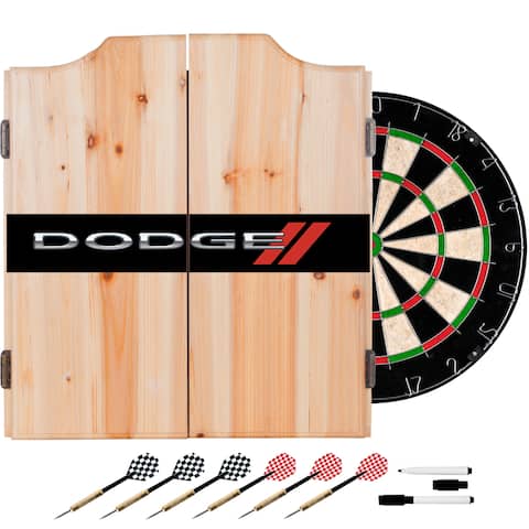Dodge Dart Cabinet Set with Darts and Board