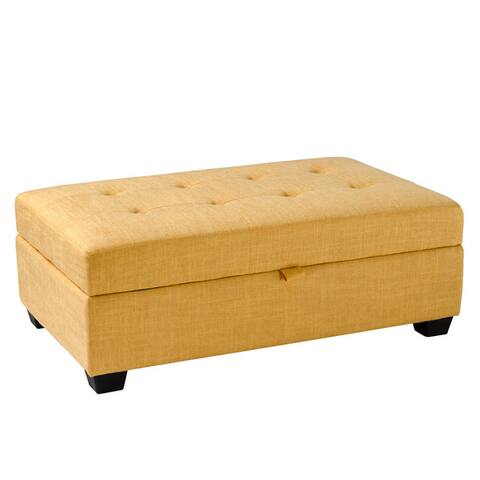Copper Grove Krk Fabric-upholstered Storage Ottoman