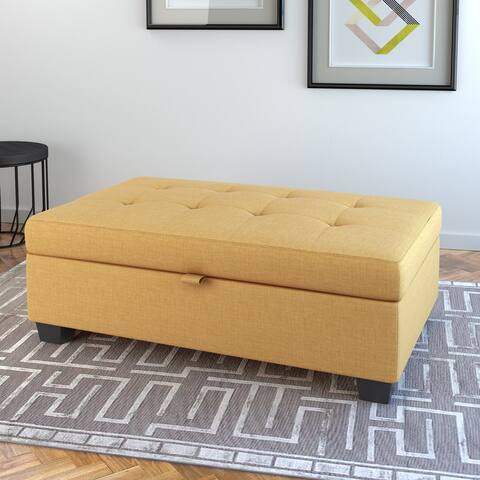 Copper Grove Krk Fabric-upholstered Storage Ottoman