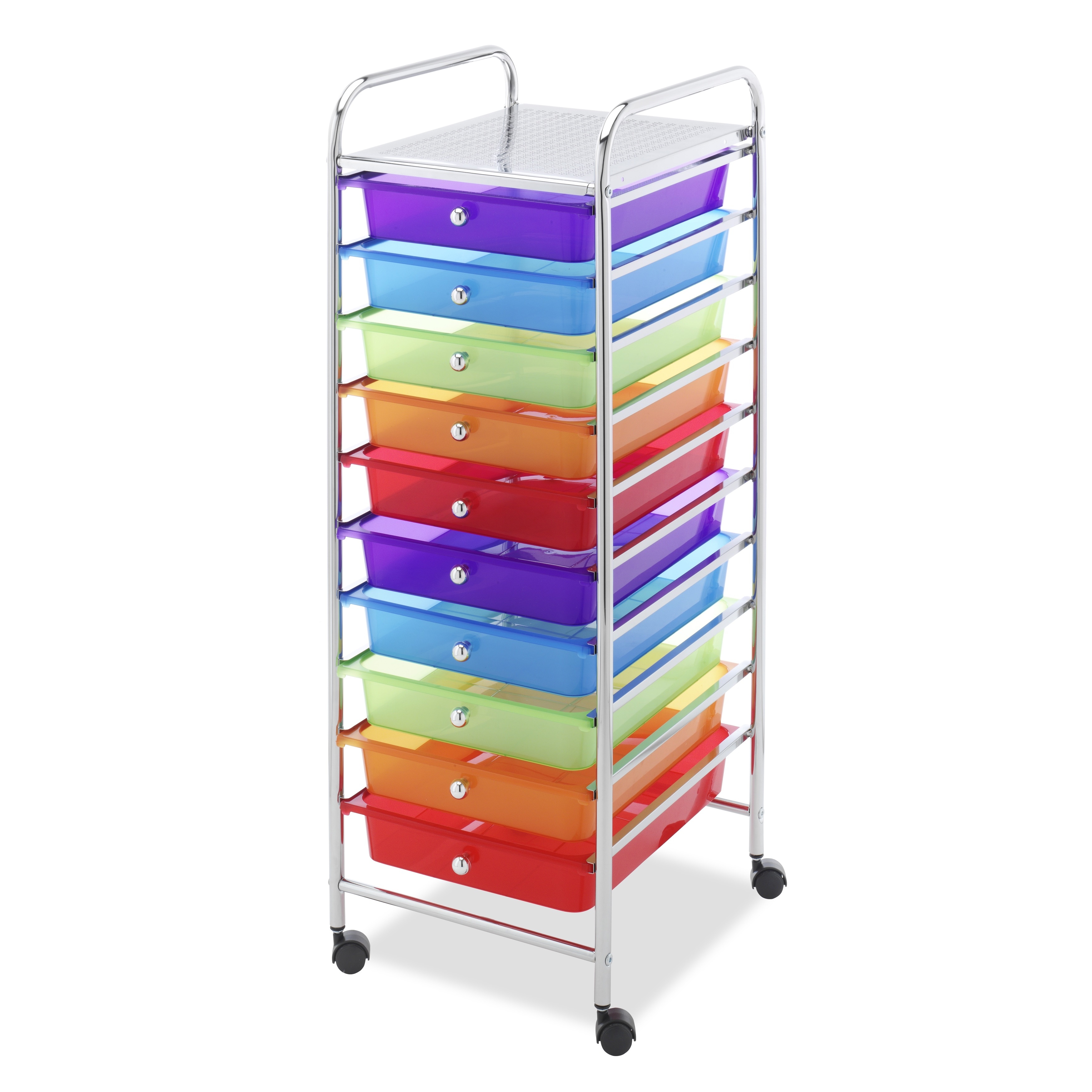 Shop Whitmor 10 Drawer Multi Color Cart Free Shipping Today