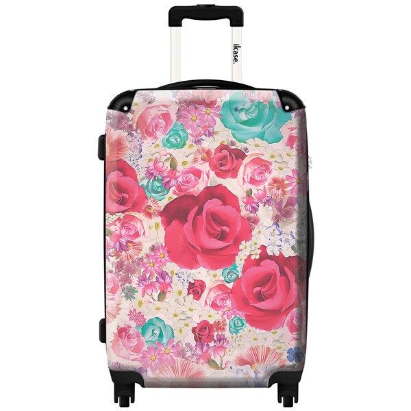 floral carry on