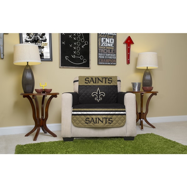 Licensed Nfl New Orleans Saints Chair Protector Free Shipping On Licensed Nfl New Orleans Saints Chair Protector