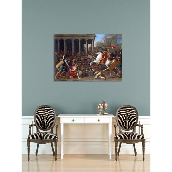 Classic Masters Nicolas Poussin 'the Conquest Of Jerusalem By Emperor 