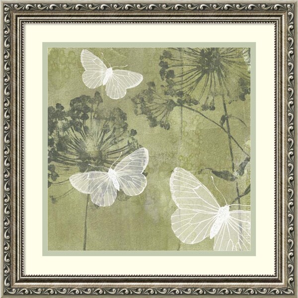 Shop Framed Art Print 'Dandelion & Wings I' by Jennifer Goldberger 18 x