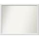 preview thumbnail 4 of 190, Wall Mirror Choose Your Custom Size - Extra Large, Blanco White Wood