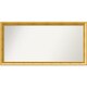 preview thumbnail 4 of 191, Wall Mirror Choose Your Custom Size - Extra Large, Townhouse Gold Wood