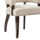 preview thumbnail 6 of 7, INK IVY Brooklyn Cream/ Morocco Dining Arm Chair Set of 2