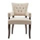 preview thumbnail 3 of 7, INK IVY Brooklyn Cream/ Morocco Dining Arm Chair Set of 2