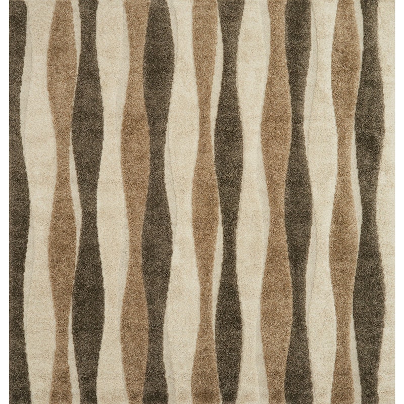 Alexander Home Julian Mid-century Modern Wave Shag Area Rug