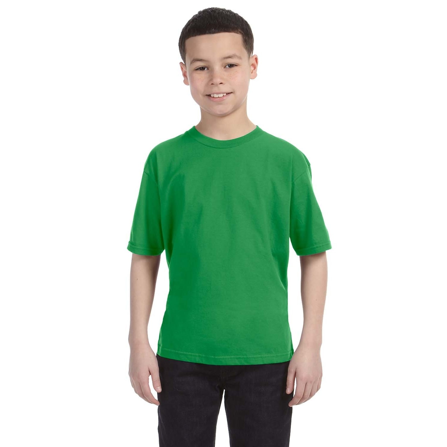 boy with apple t shirt