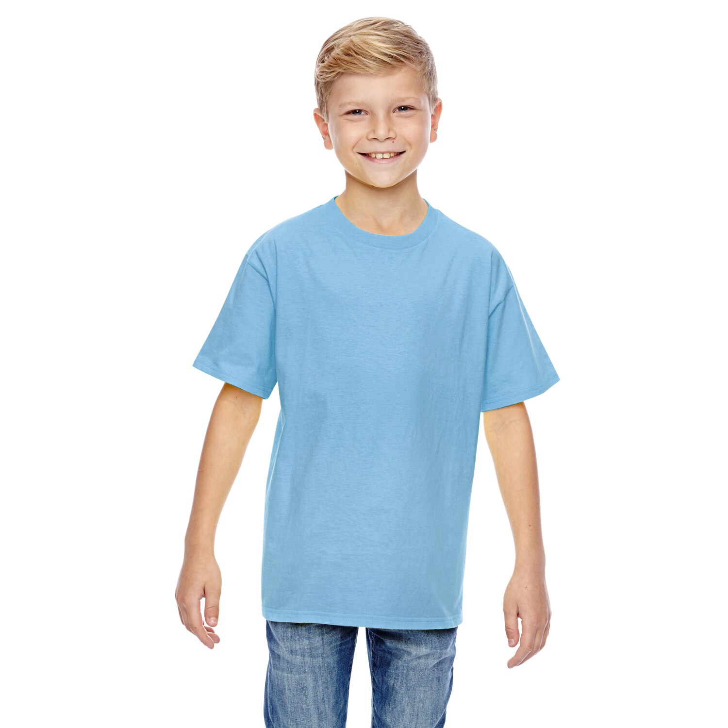 light blue t shirt outfit