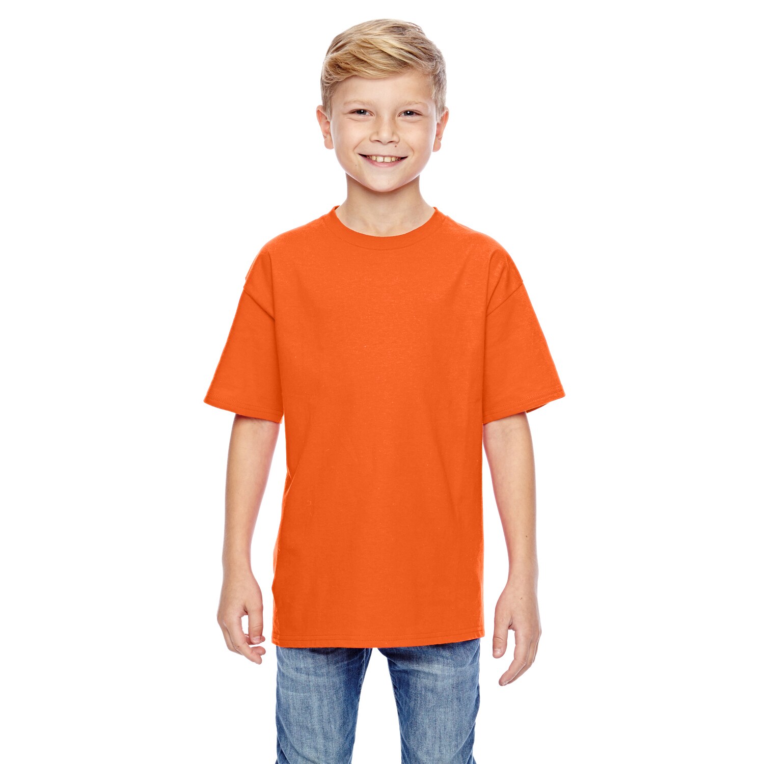 boys orange jeans