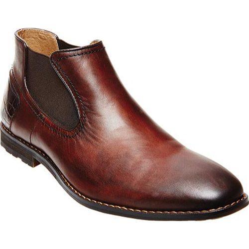 Men's Steve Madden Kelen Chelsea Boot Brown Leather - Free Shipping ...