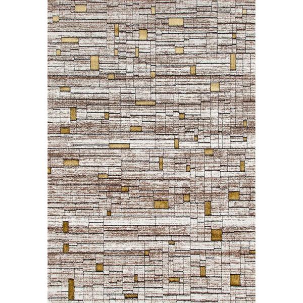 Persian Rugs Golden Box Shaped Area Rug - 7'10 x 10'6