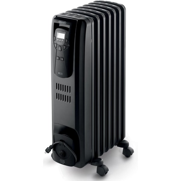 DeLonghi SafeHeat 1500 watt Black Portable Digital Oil filled