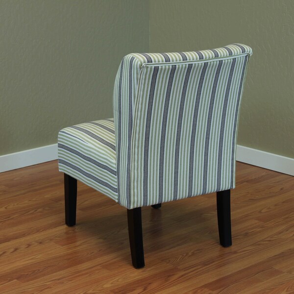 Blue and white upholstered chairs hot sale