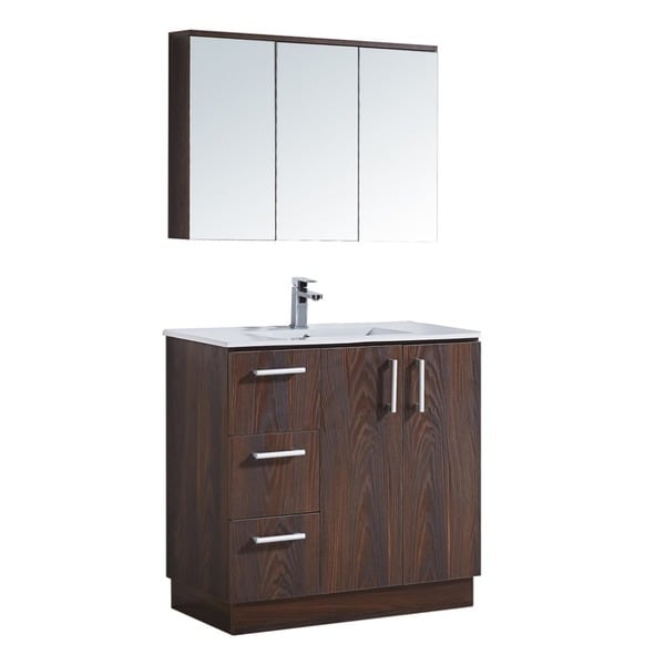 35 Bathroom Vanity With Ceramic Sink Free Shipping Today 35 Bathroom Vanity With Ceramic Sink
