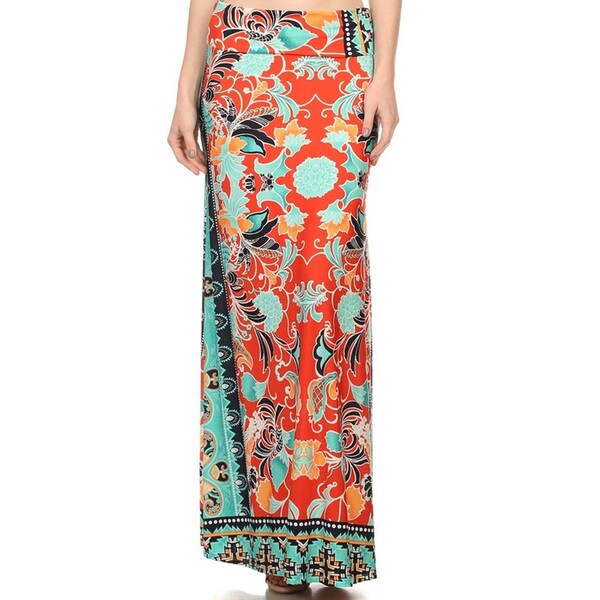 Shop Women's Paisley Maxi Skirt - Overstock - 12301395