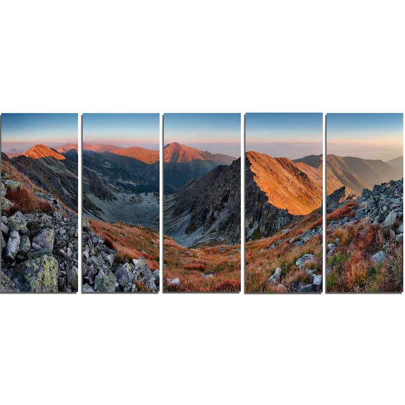 Rocky Slovakia Mountains - Landscape Wall Art Canvas Print - Multi ...