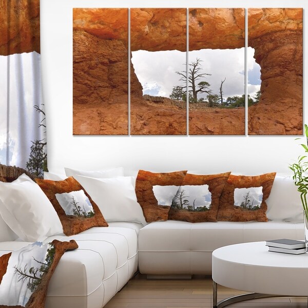 Sky Through Red Canyon Window Contemporary Landscape Canvas Sky Through Red Canyon Window Contemporary Landscape Canvas Art