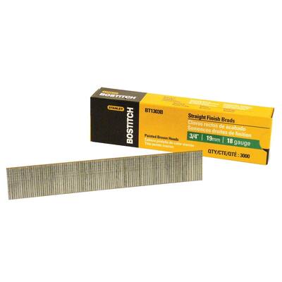 Bostitch Stanley 3/4-inch Brad Nails (Pack of 3000)