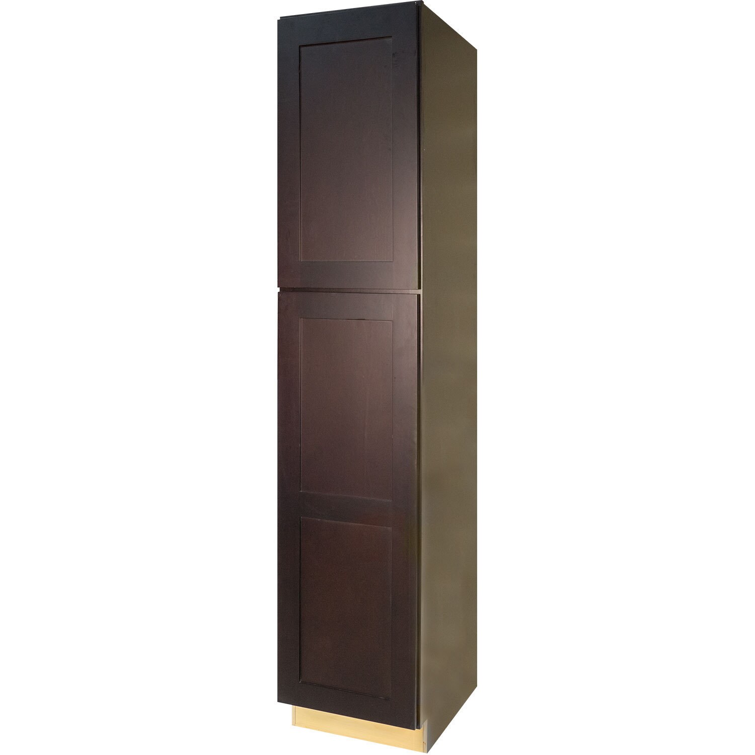 Shop Everyday Cabinets 18 Inch Dark Espresso Shaker Pantry Utility