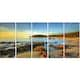 Sunset in Cala Violina Bay - Landscape Wall Art Canvas Print - Blue ...