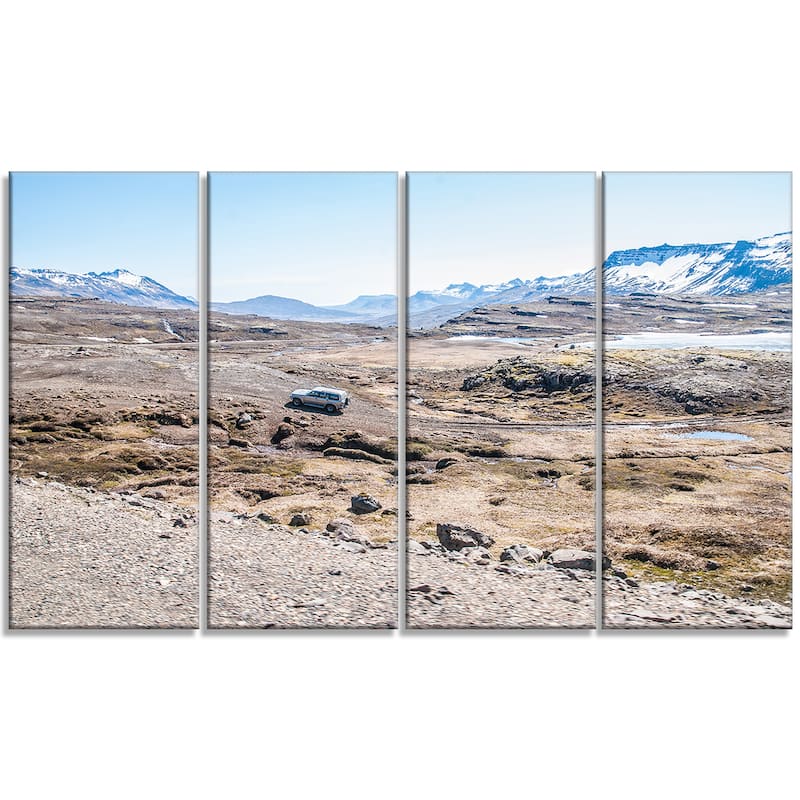 Off-road Iceland Mountains - Landscape Wall Art Canvas Print - Multi ...