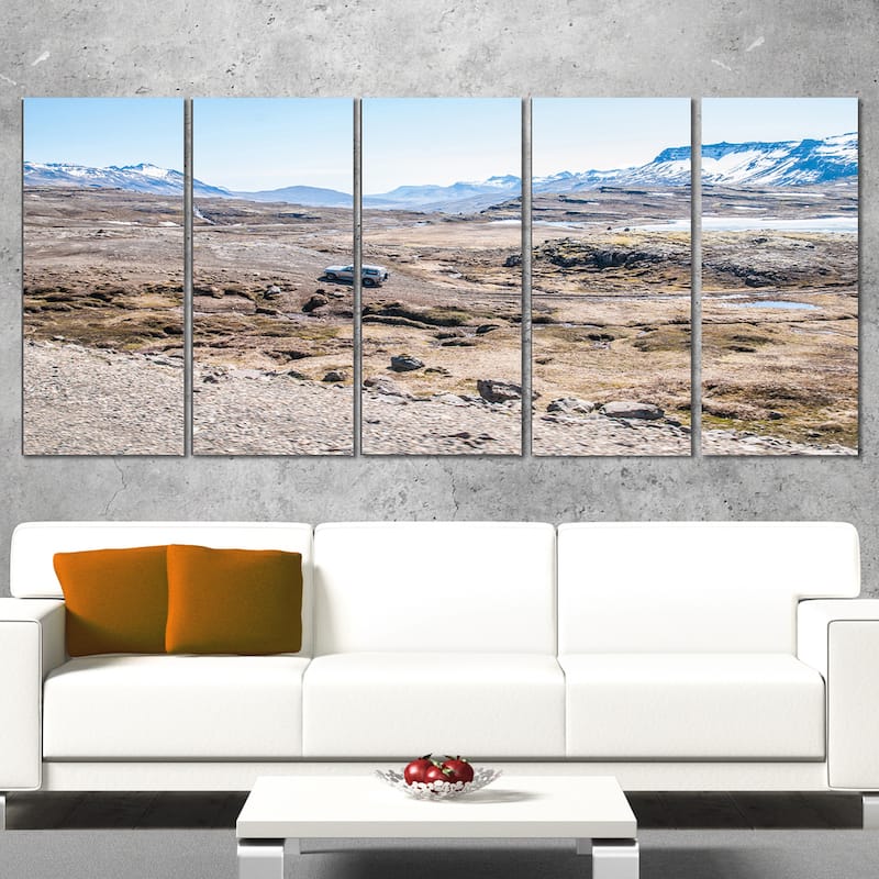 Off-road Iceland Mountains - Landscape Wall Art Canvas Print - Multi ...