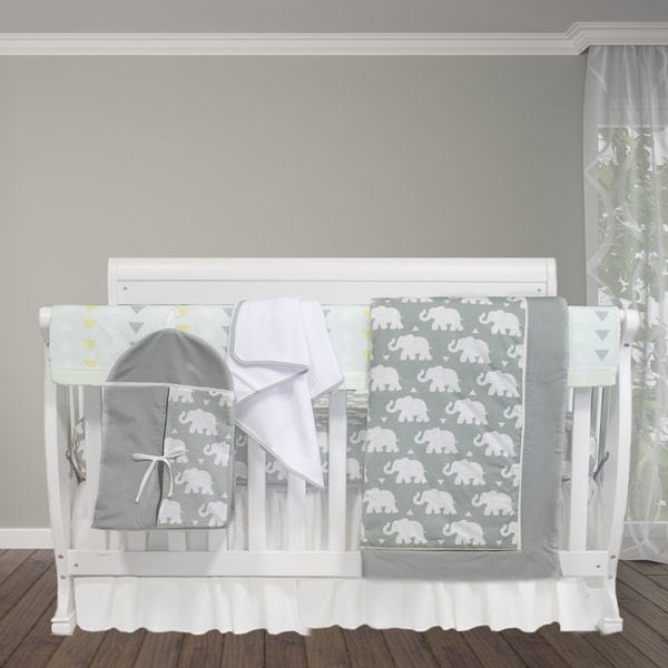 Elephant Crib Baby Bedding Set 6-Piece Crib Set