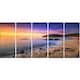 Sunset in Cala Violina Bay Beach - Extra Large Seashore Canvas Art ...