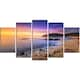 Sunset in Cala Violina Bay Beach - Extra Large Seashore Canvas Art ...