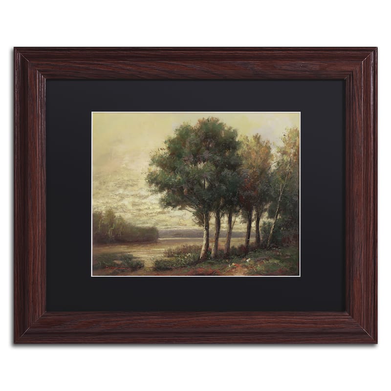 Daniel Moises 'Tranquility' Matted Framed Art